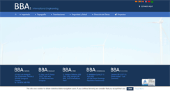 Desktop Screenshot of bba1ingenieros.com